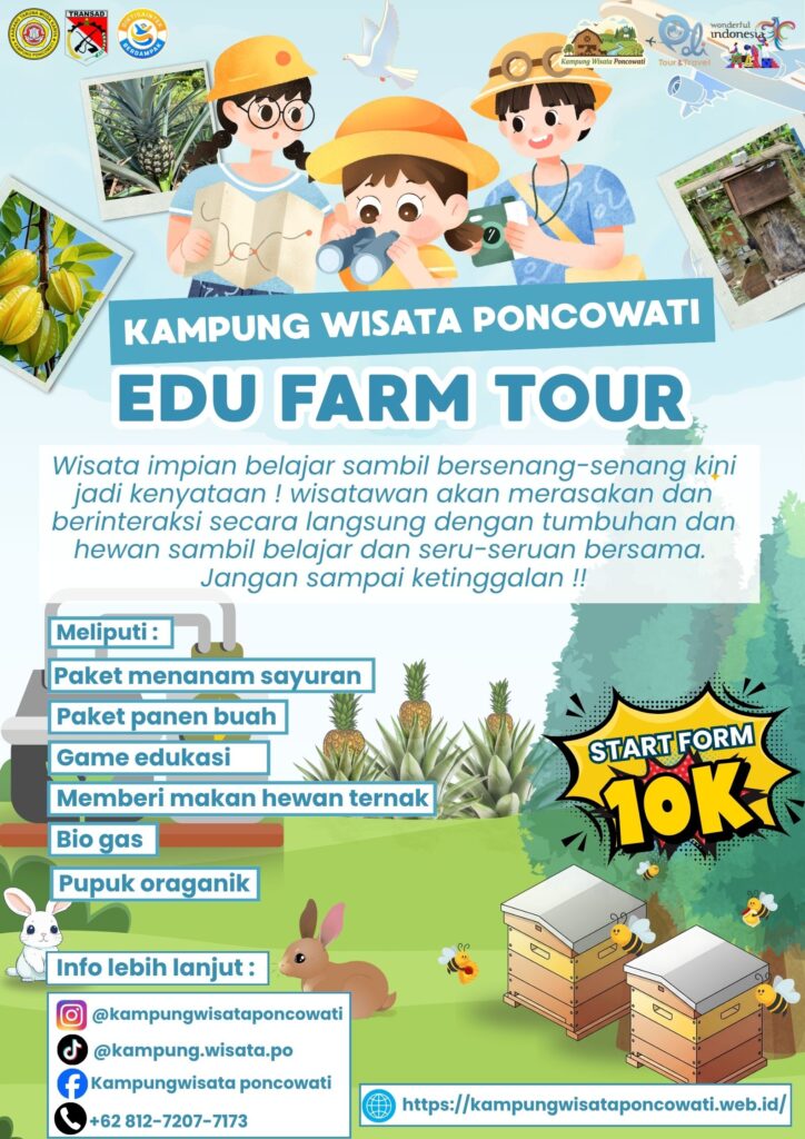 paket wisata poncowati edu farm